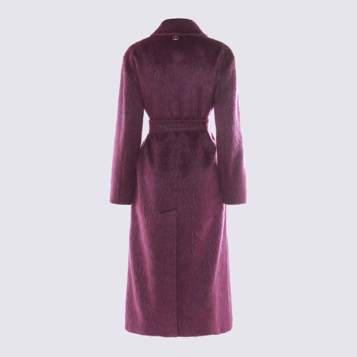 Twinset Classic Coat In Purple
