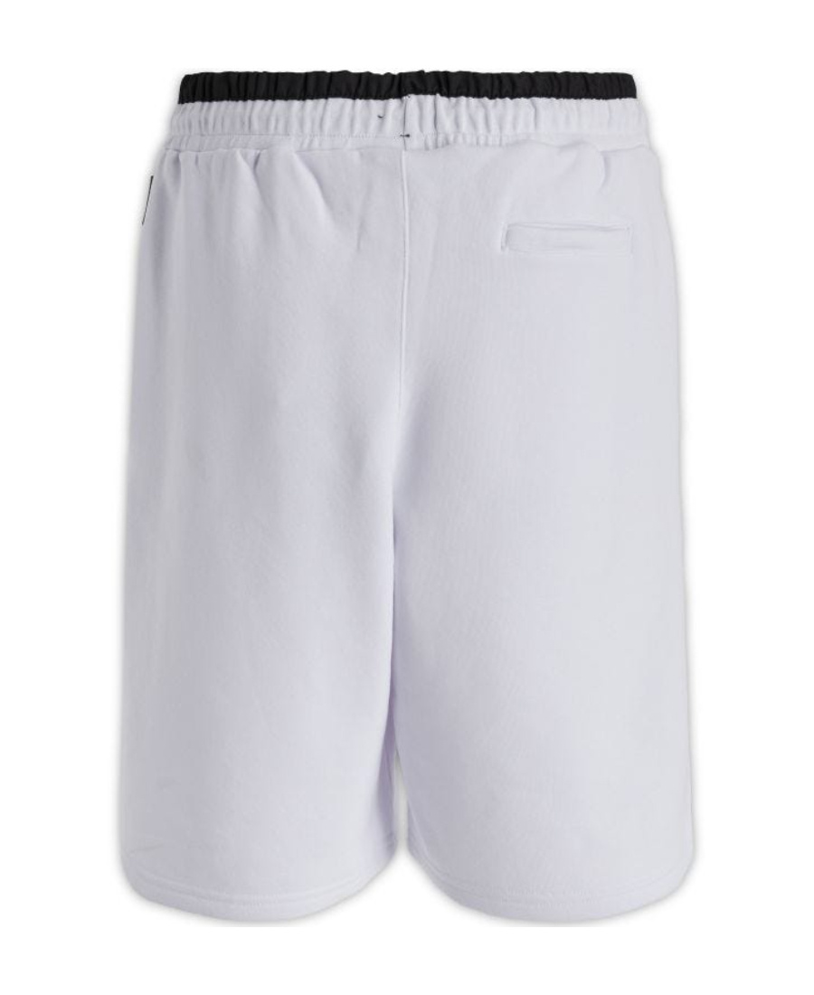 PHILIPP PLEIN PHILIPP PLEIN LOGO-PLAQUE DRAWSTRING TRACK SHORTS