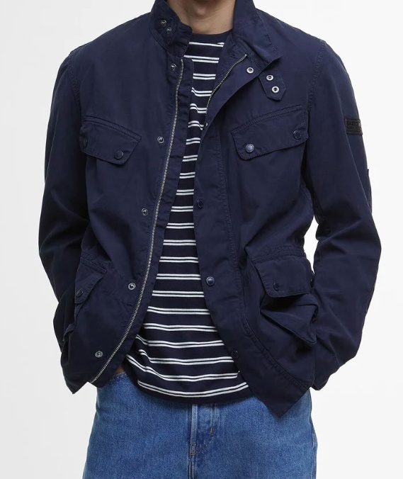 Shop Barbour Duke Jacket In Black