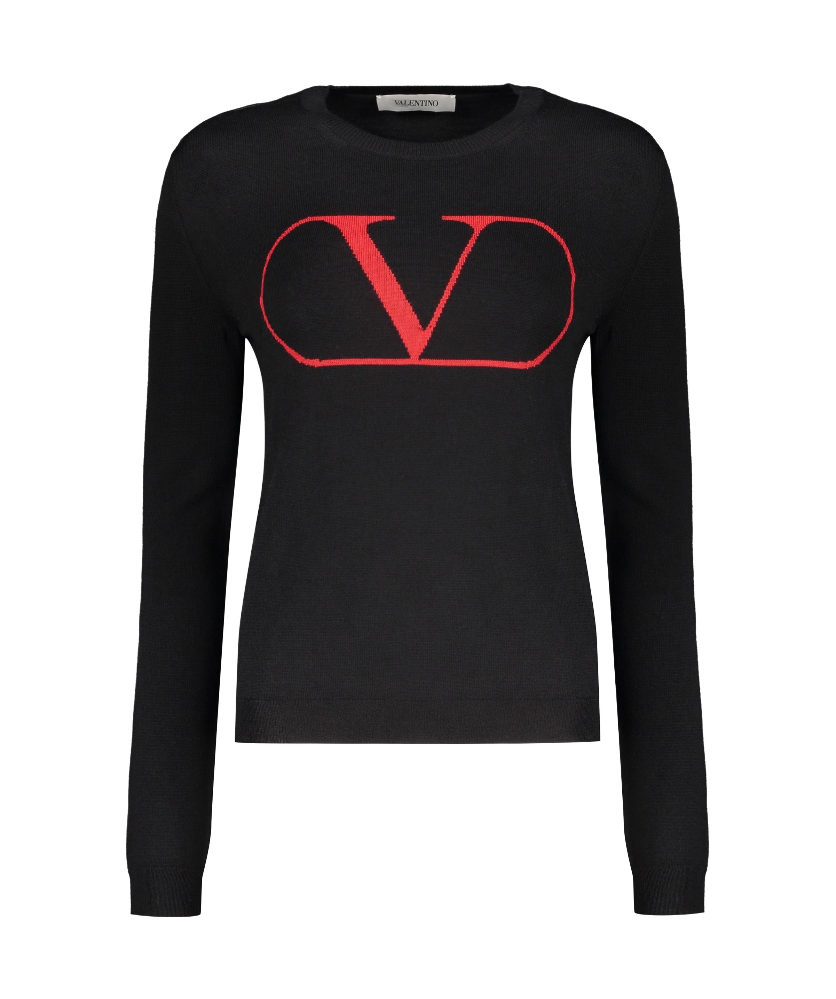 Valentino Intarsia-knit Logo Jumper