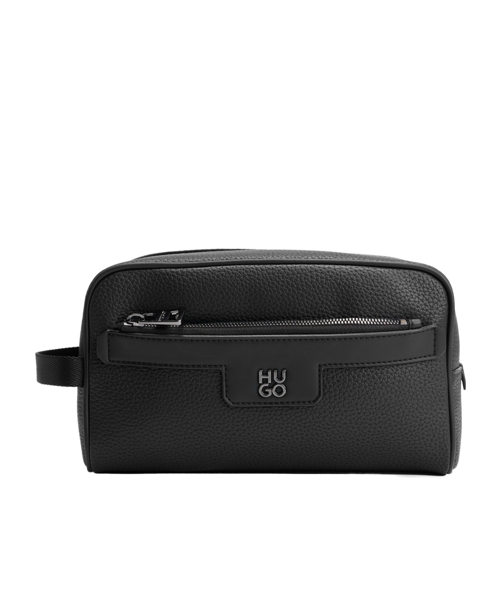 Hugo Boss Nesh Wash Bag In Black