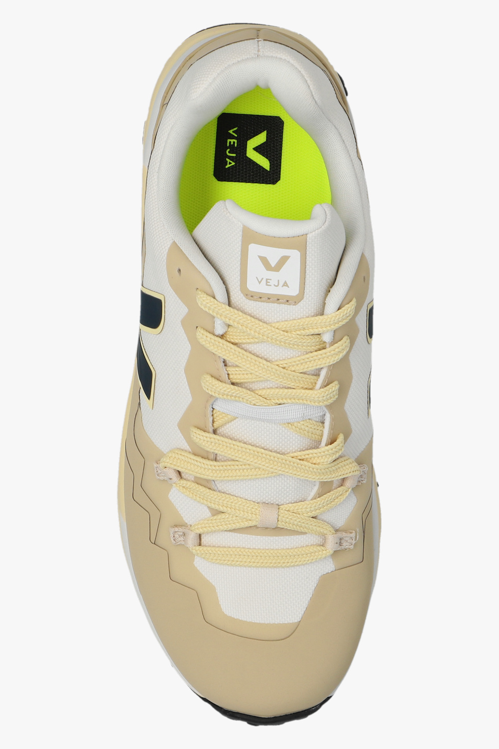 Veja Mountain-panelled Low-top Sneakers In Nude