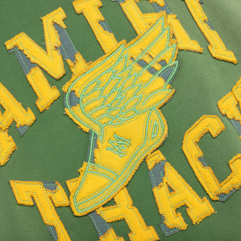 Amiri Crew-neck Short-sleeve Sweatshirt In Green