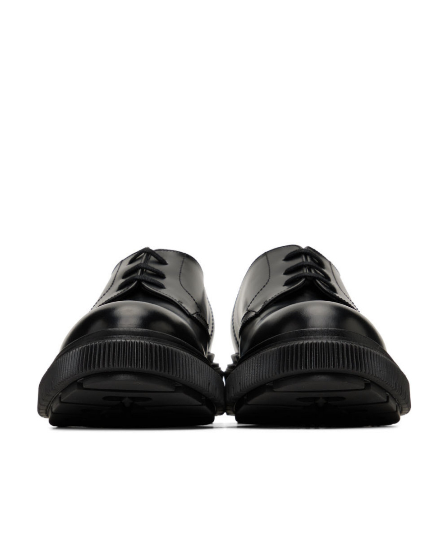 Adieu Round Head Business Casual Shoes In Black