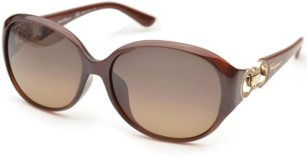 Ferragamo Logo Sunglasses In Nude