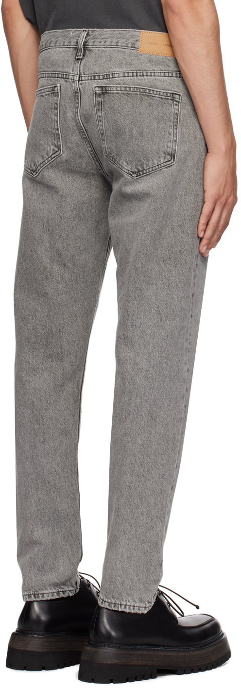 Samsoe & Samsoe Denim Trousers With Belt Loops