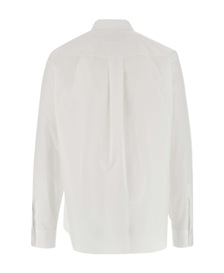 Shop Dsquared2 Logo-print Cotton Shirt In White