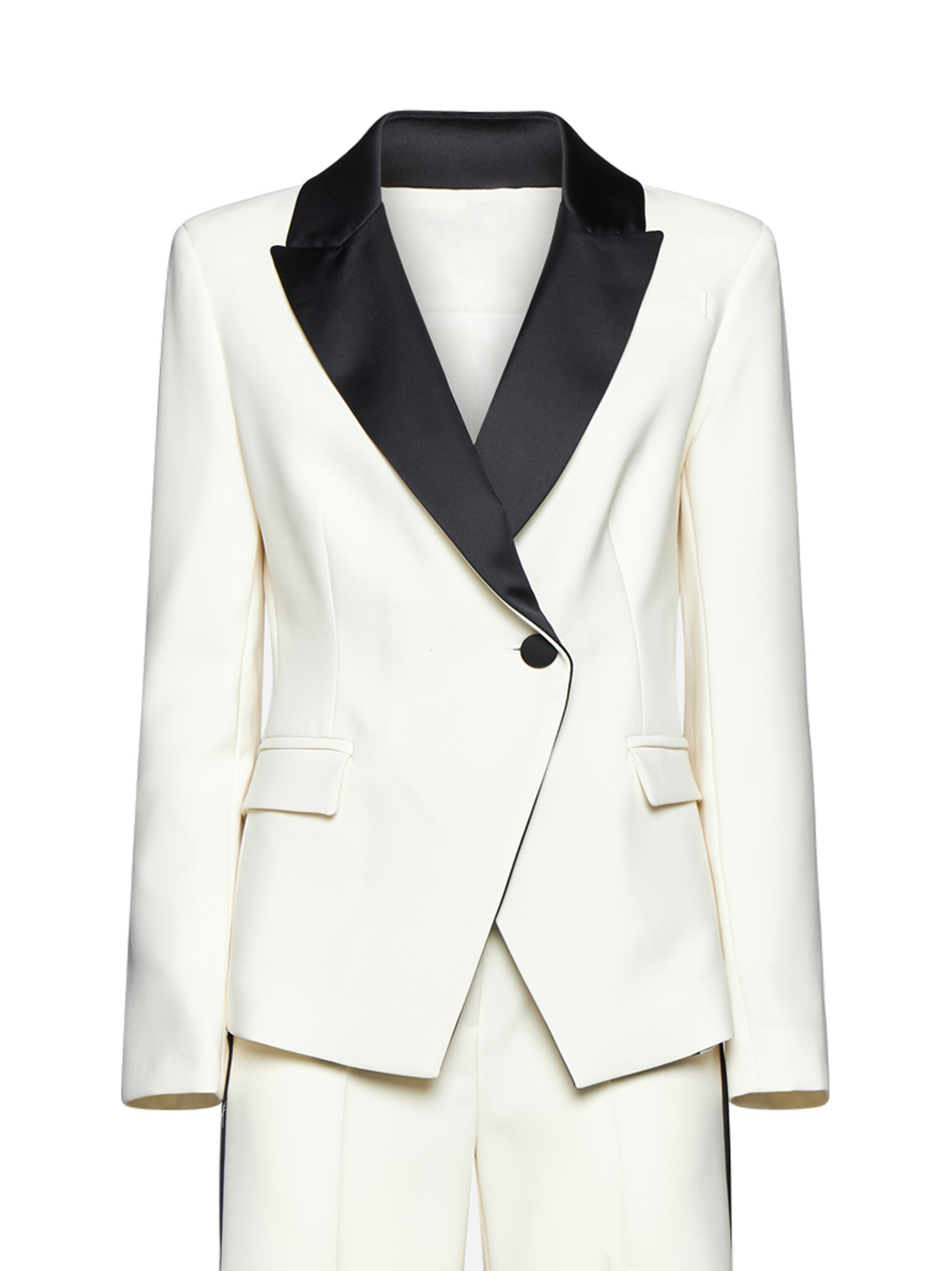 Kaos Single-breasted Suit In White