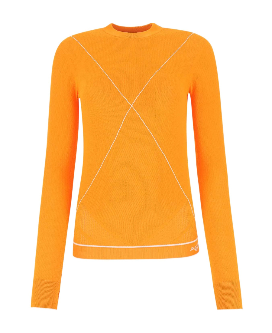 Bottega Veneta Orange Viscose Blend Sweater
