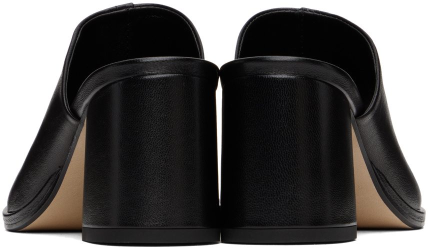 Shop Aeyde Amanda Leather Mules In Black