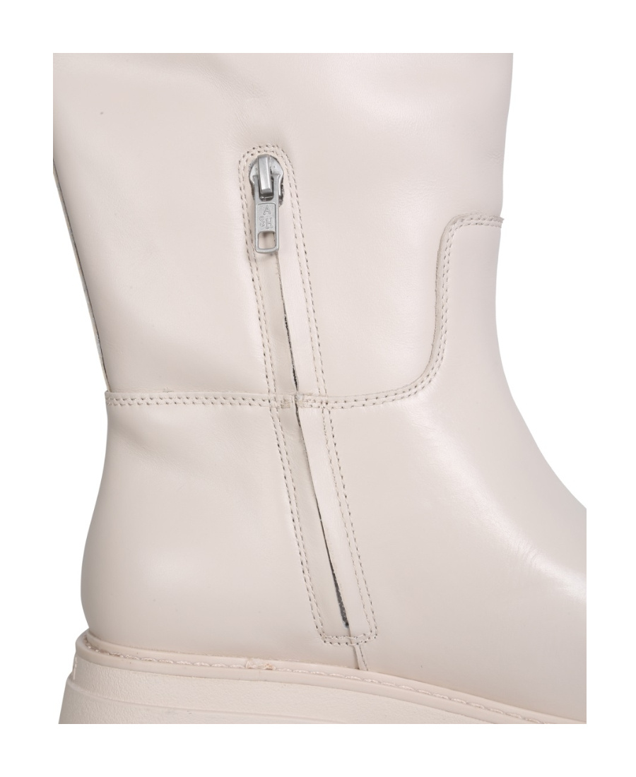 Ash Logo Boots In White