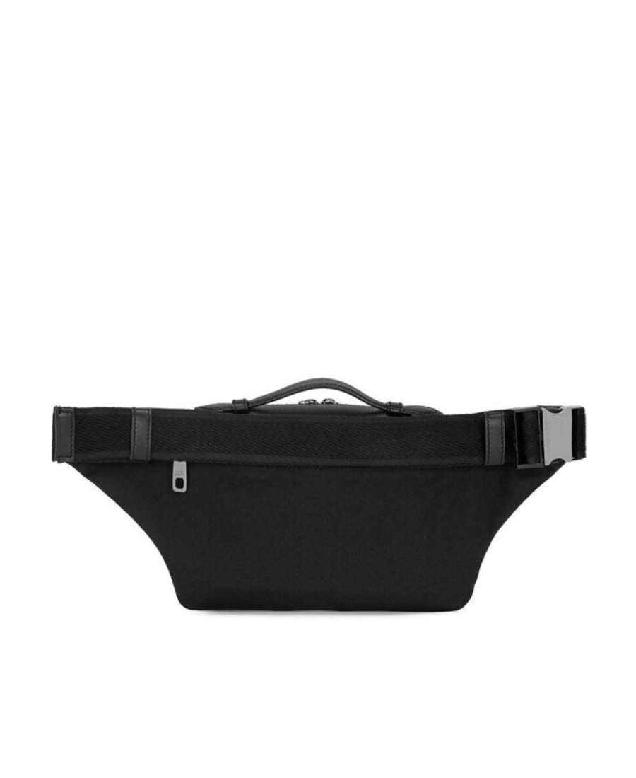 Dolce & Gabbana Logo-plaque Belt Bag In Black