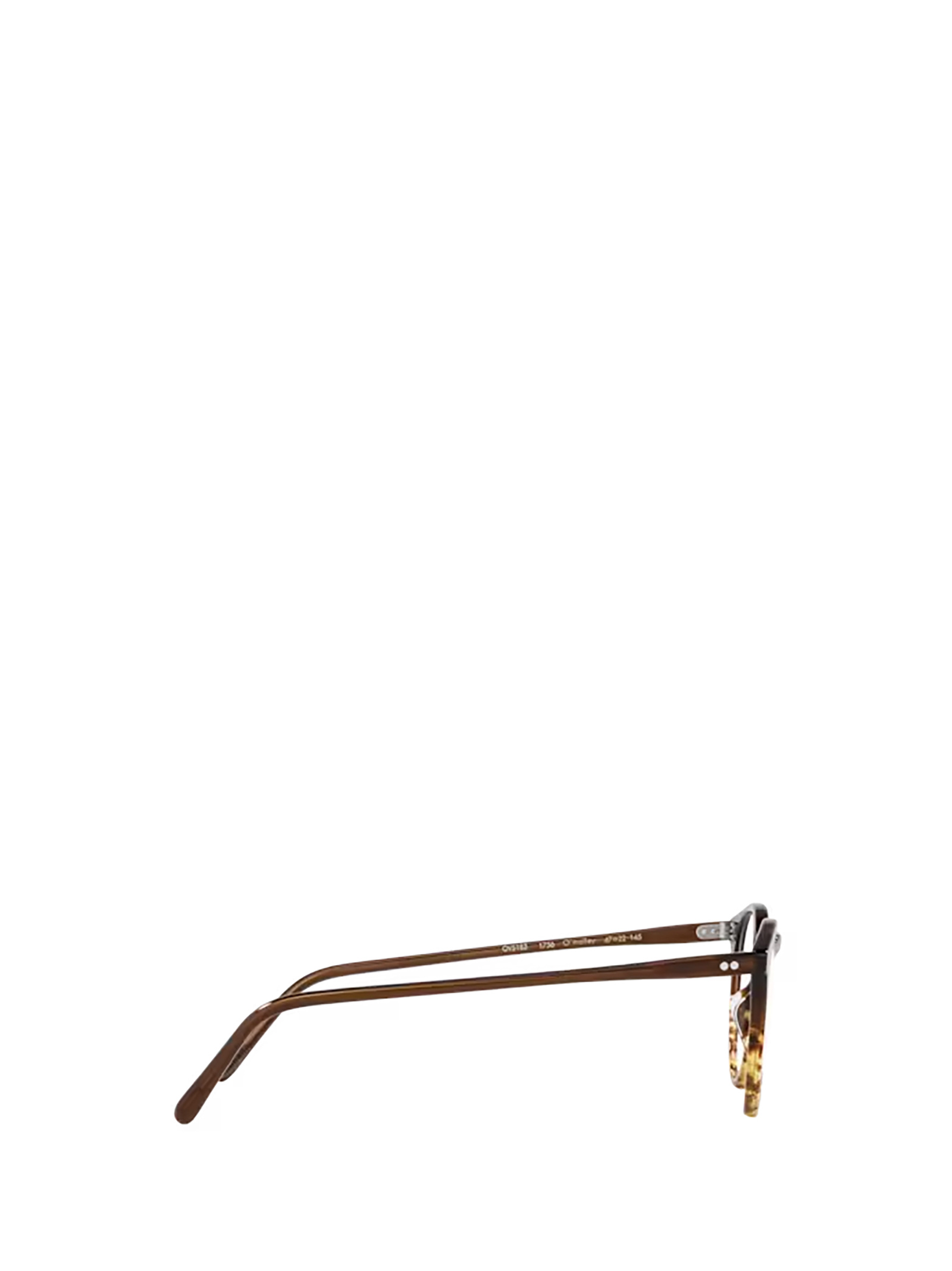 Shop Oliver Peoples Round-frame Glasses In White