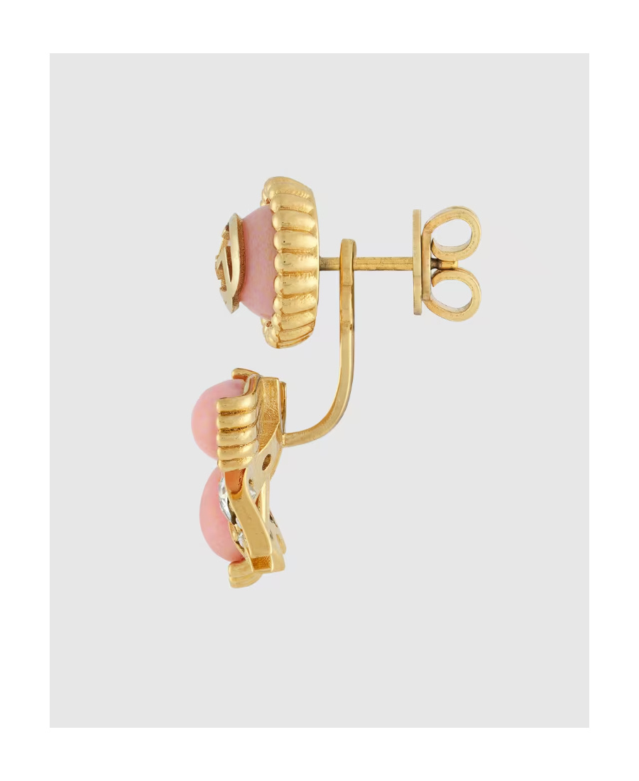 Gucci Interlocking G Single Earring In Yellow