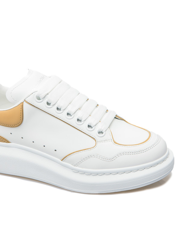 Shop Alexander Mcqueen Oversized Low-top Sneakers In White