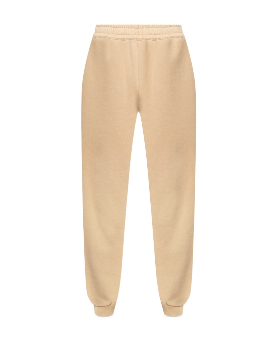 Burberry Men's Check-panel Sweatpants In Nude