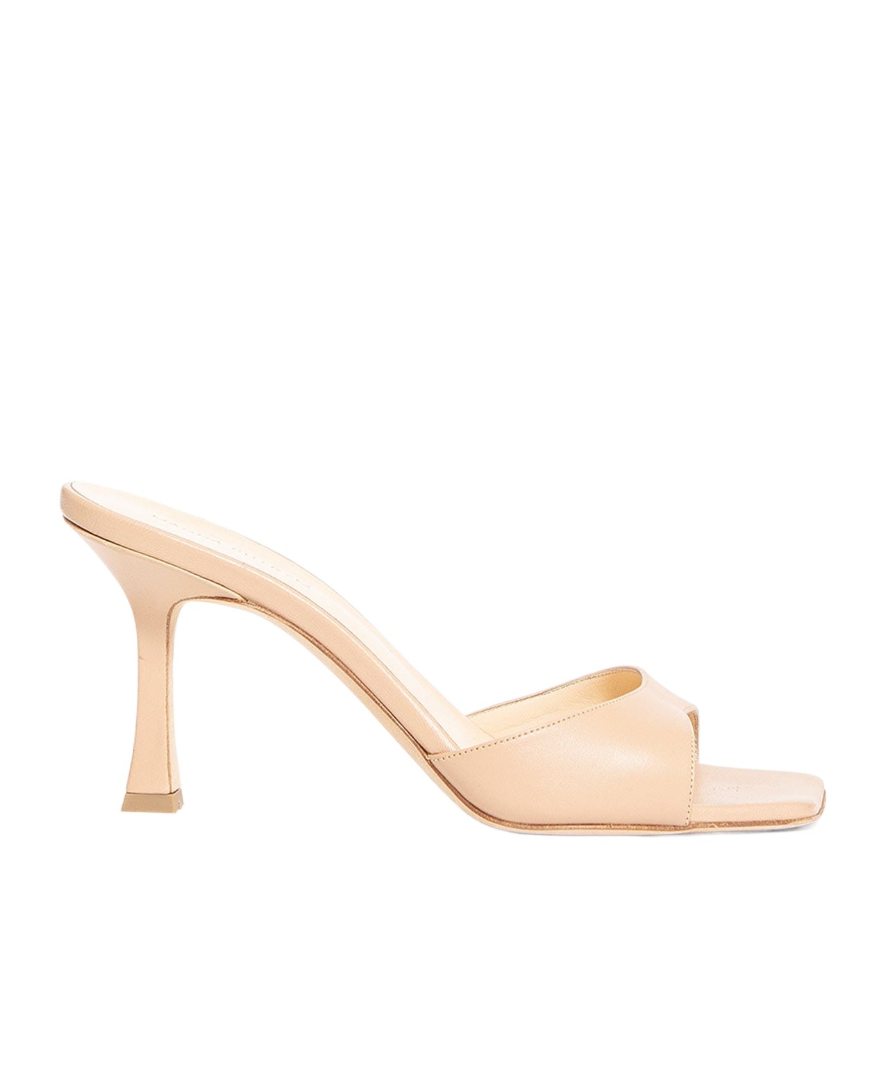 Magda Butrym Square Toe Muller Shoes In Nude