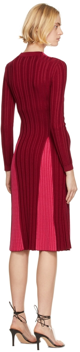 Partow Red Remy Mid-length Dress In Red