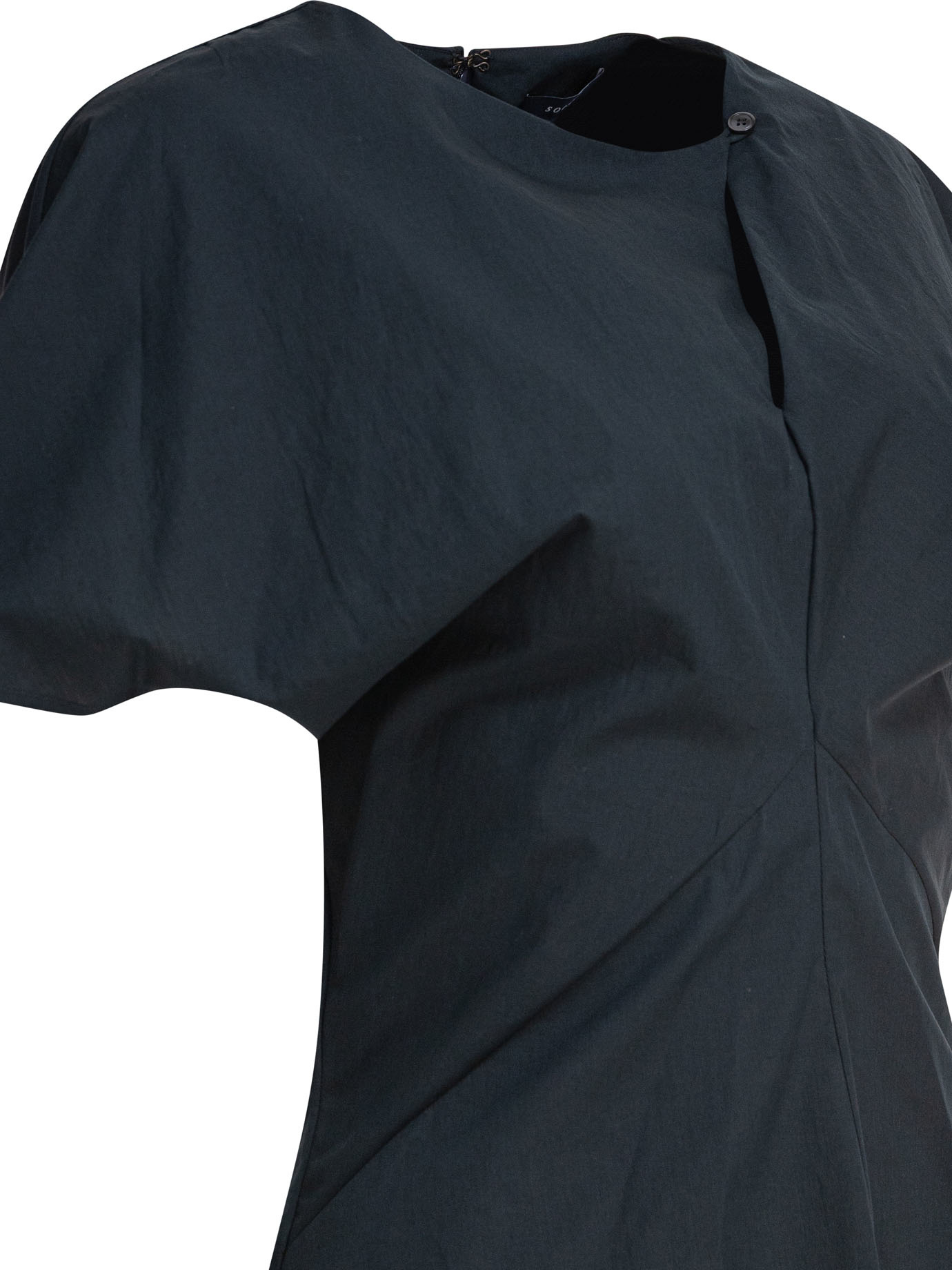 Soeur Short Sleeve Asymmetric Dart Detailing Top