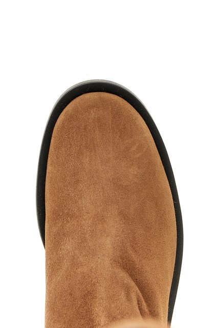 Stuart Weitzman Brown 5050 Bold Fringe Boots In Brown