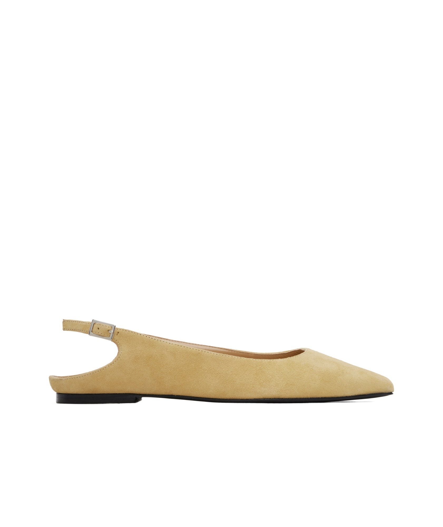 Shop By Far Pointed Toe Ballet Flats
