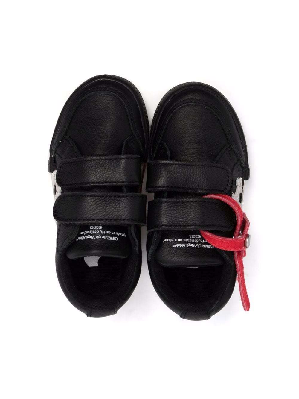 Off-white Velcro Vulcanized Black Whit In Black