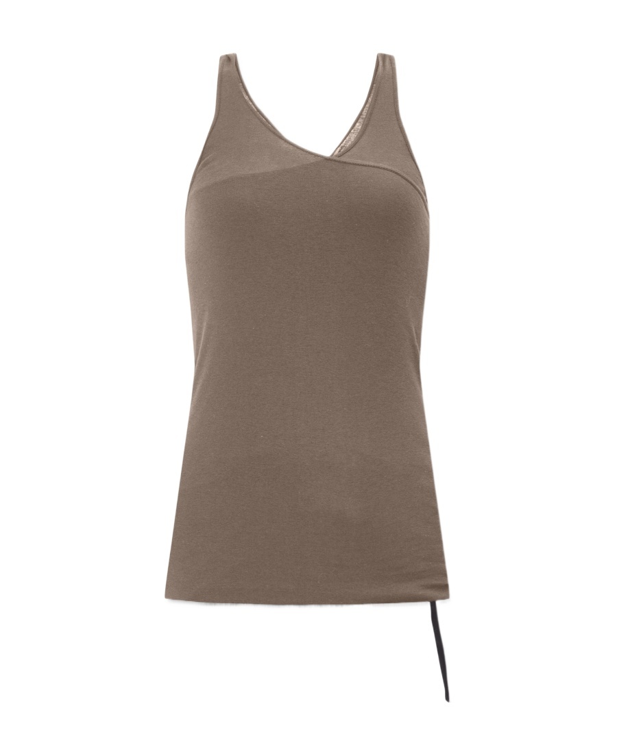 RICK OWENS DRKSHDW LAYERED COTTON TANK TOP