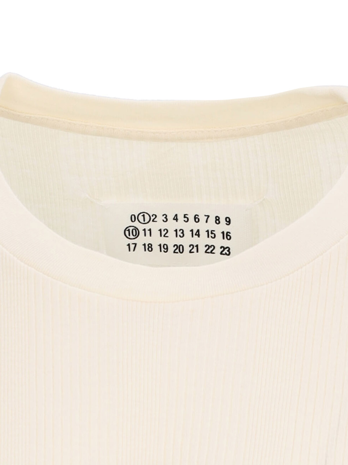 MAISON MARGIELA RIBBED T-SHIRT