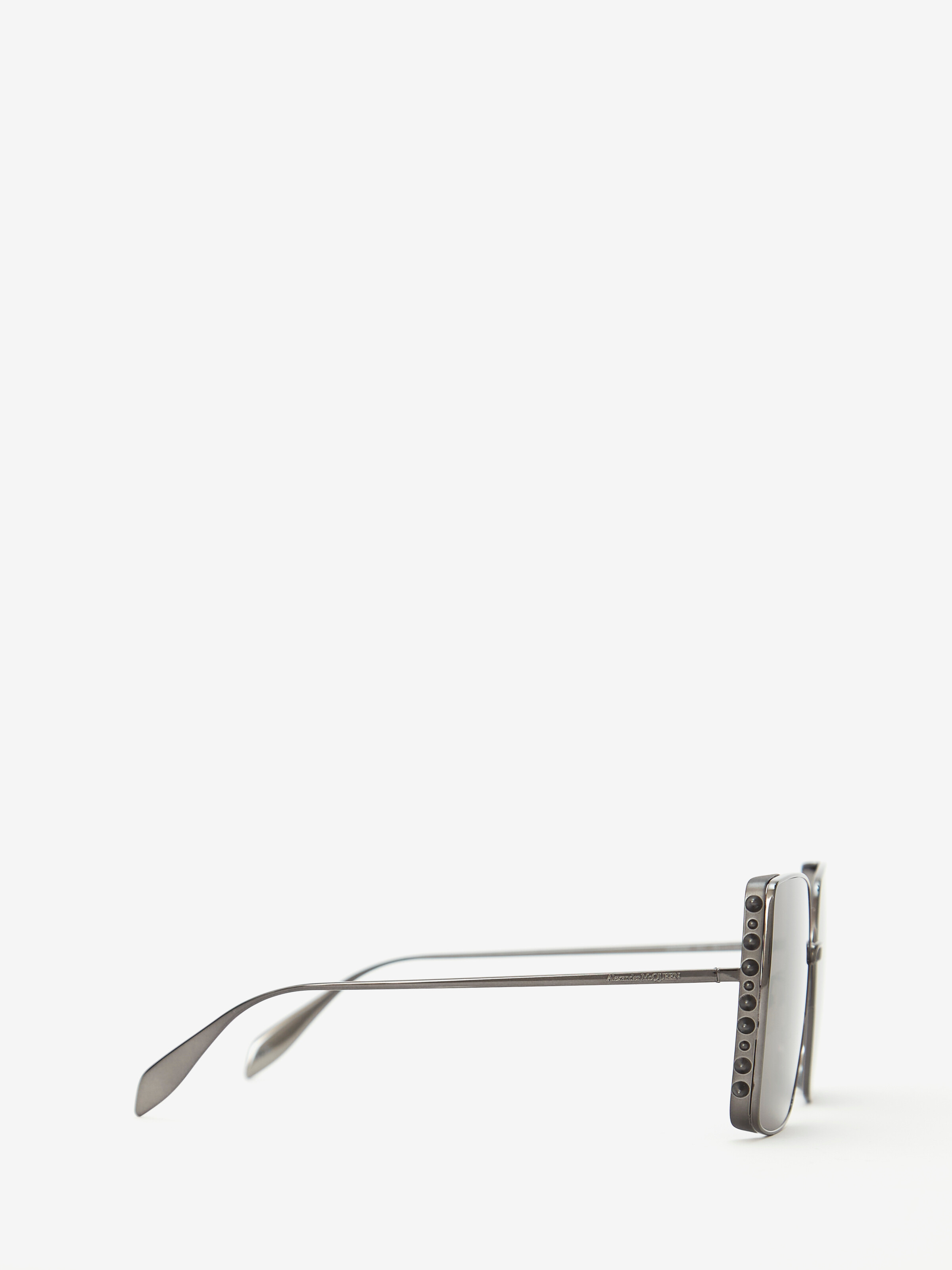 Alexander Mcqueen Eyewear Square Frame Sunglasses In Brown