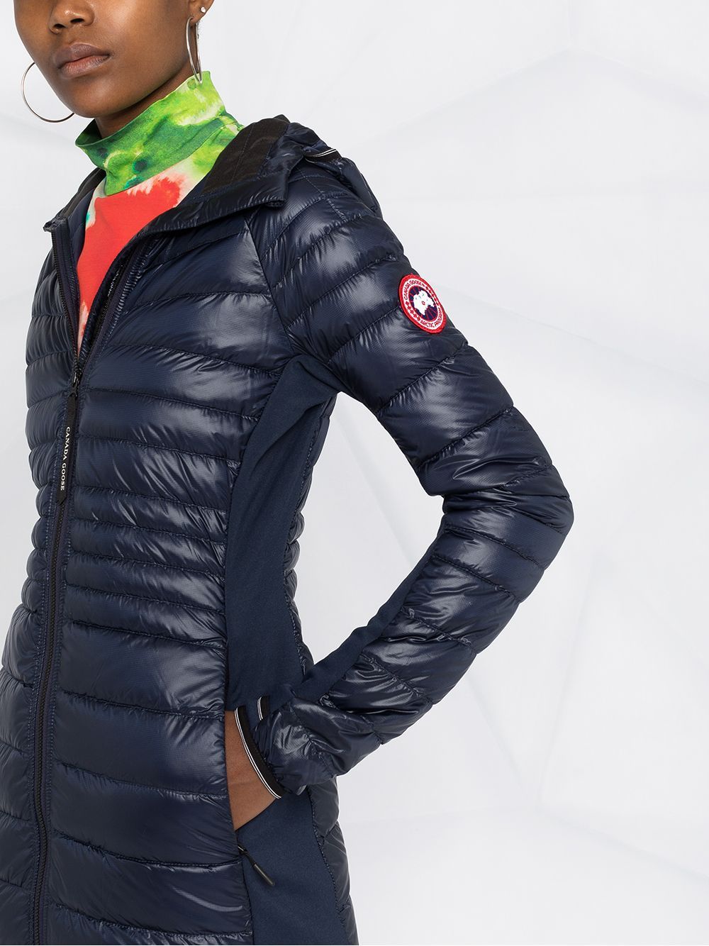 Canada Goose Hybridge Lite Down Coat In Black