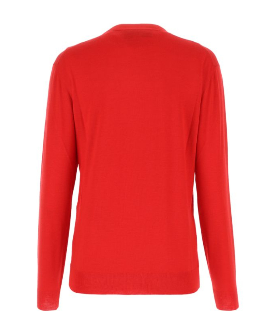 Gucci Blended Knitted Cardigan In Red