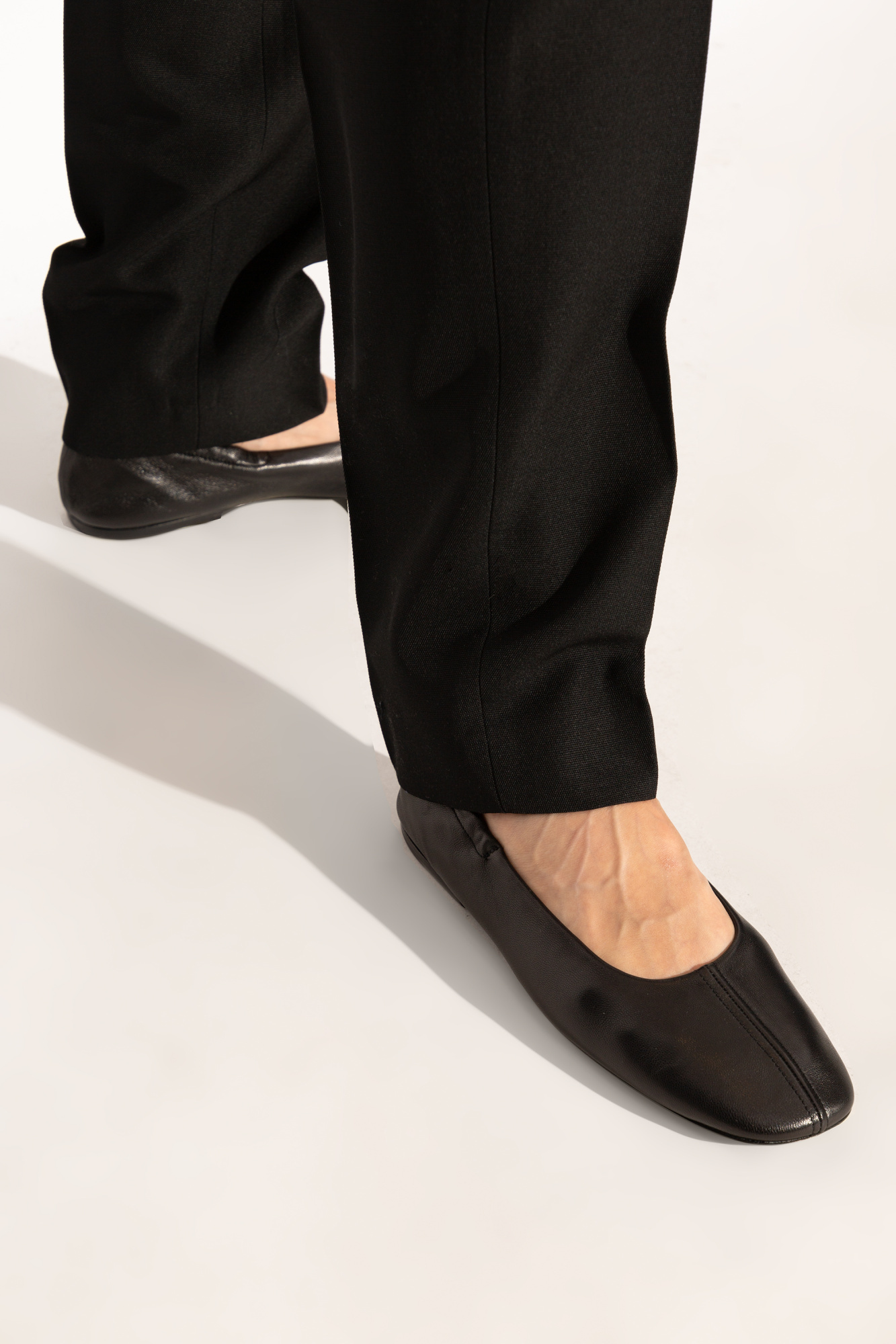 DRIES VAN NOTEN ROUND HEAD BALLET SHOES 
