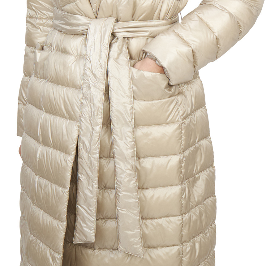 Shop Herno Strap Down Jacket In Nude