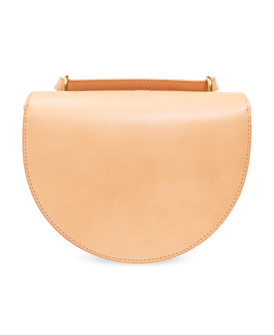 Shop By Malene Birger Cebella Leather Crossbody Bag In Nude