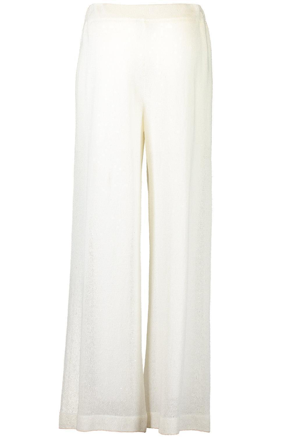 Brunello Cucinelli Straight-leg Casual Pants In White