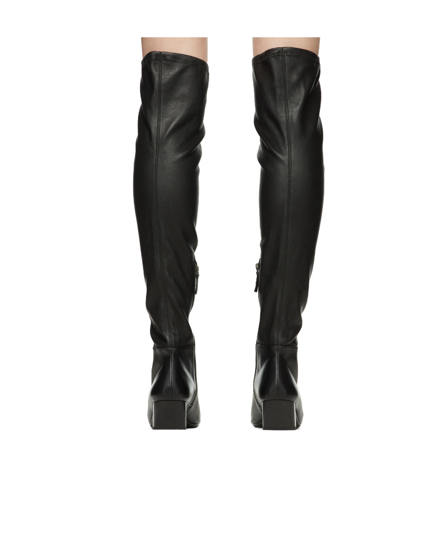 Marsèll Black Logo Boots In Black