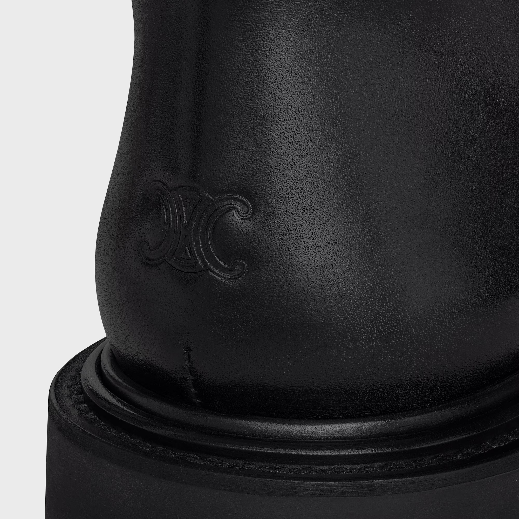 Celine Universite In Calfskin In Black