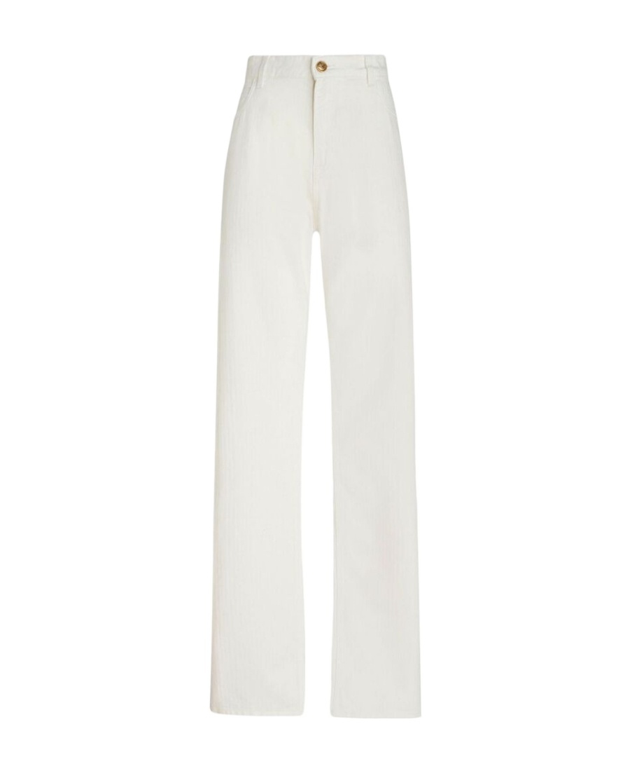 ETRO BELT RING DENIM TROUSERS