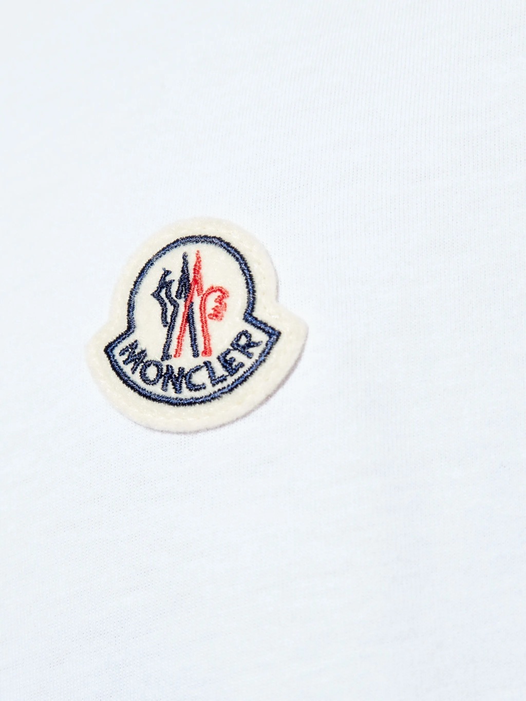 Moncler Men Cotton Pack Of Three Logo Patch T-shirts