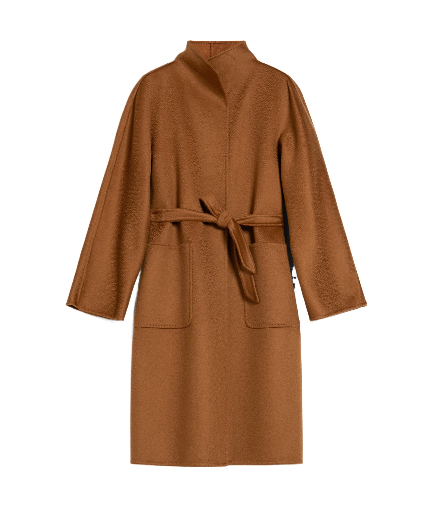 Max Mara Vertical Collar Double-sided Cashmere Coat