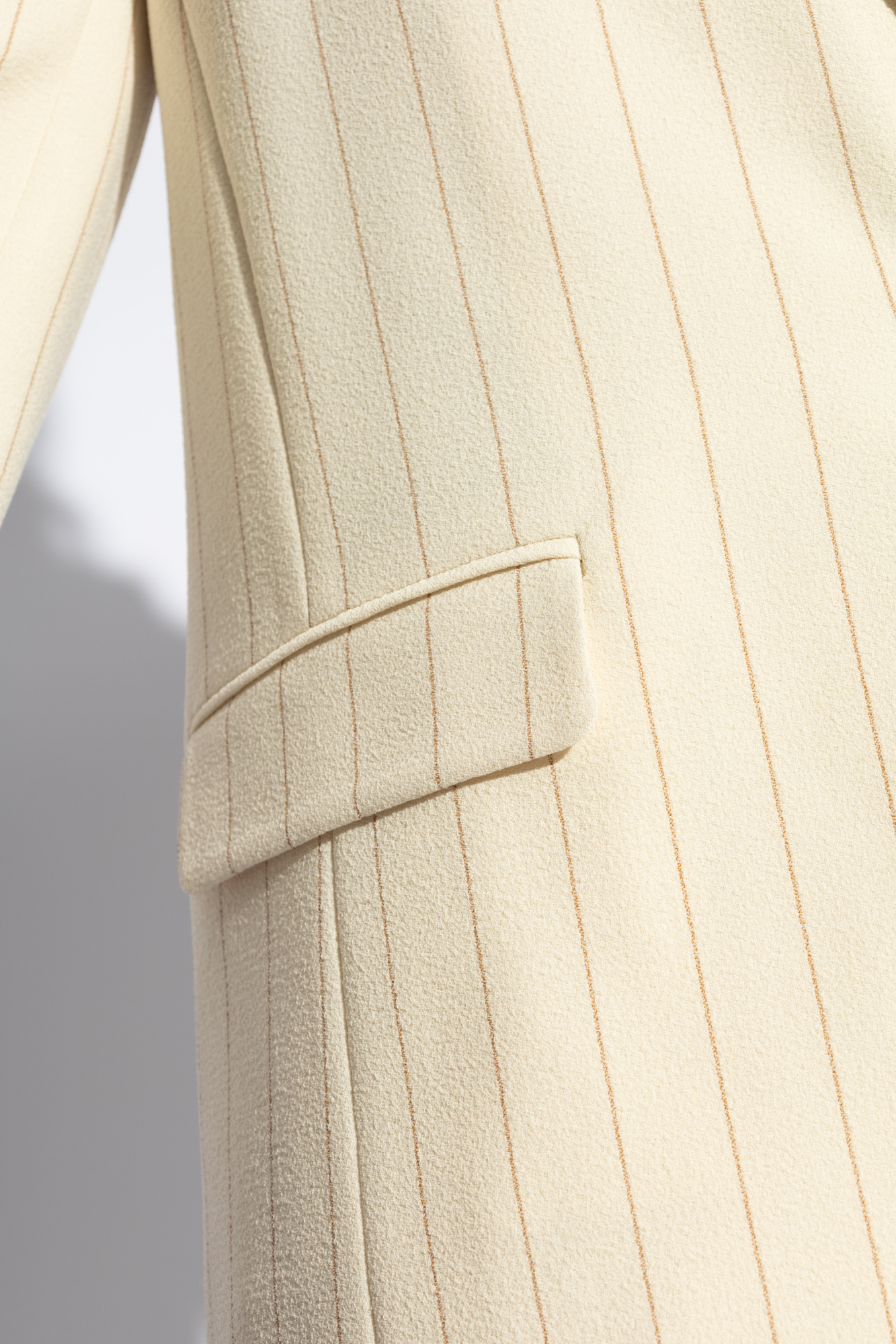 Isabel Marant Omelia Pinstripe Blazer In White