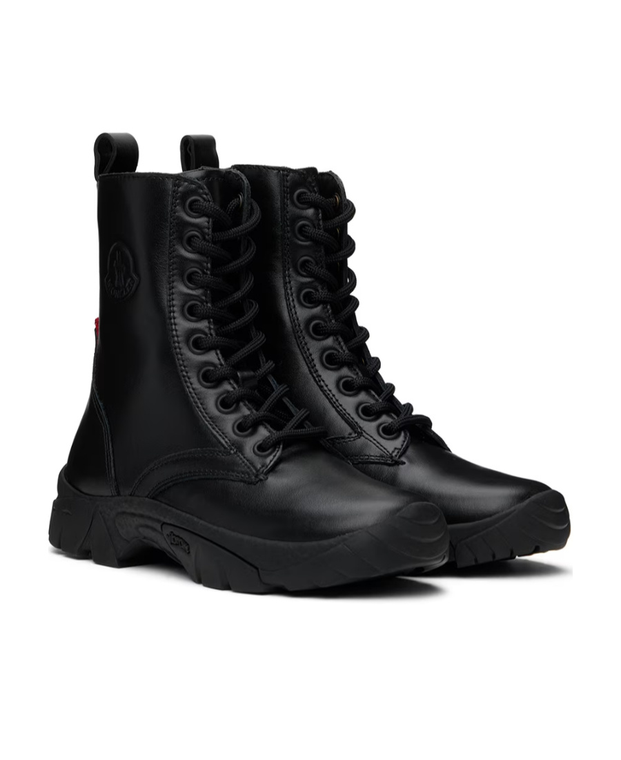 Moncler Petit Larue Trek Boots In Brown