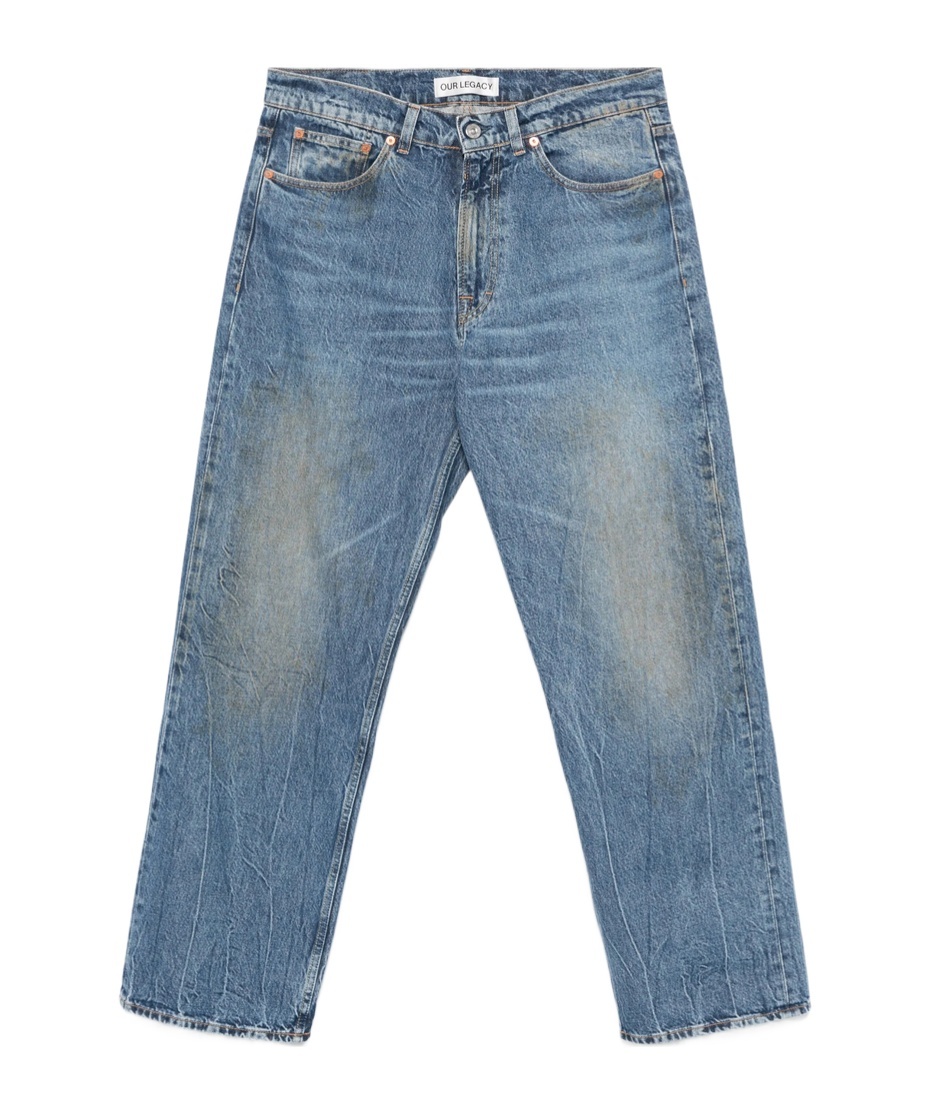 Our Legacy Third Cut Jeans In Blue