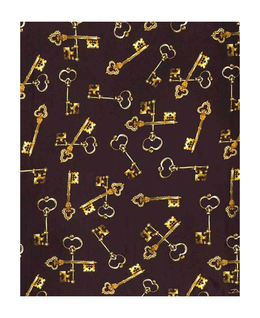 Dolce & Gabbana Silk Printed Scarf In Black