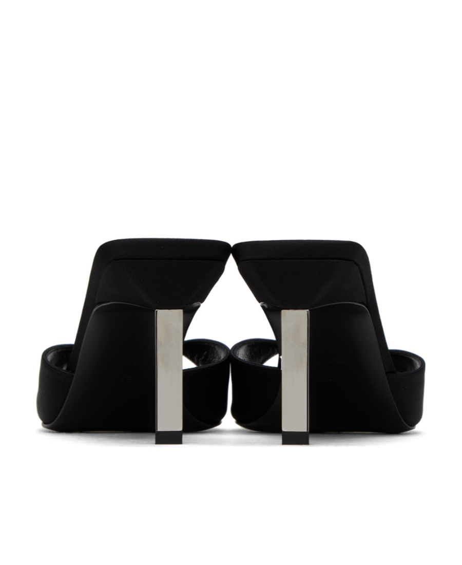 Attico Open-toed High-heeled Sandals In Black