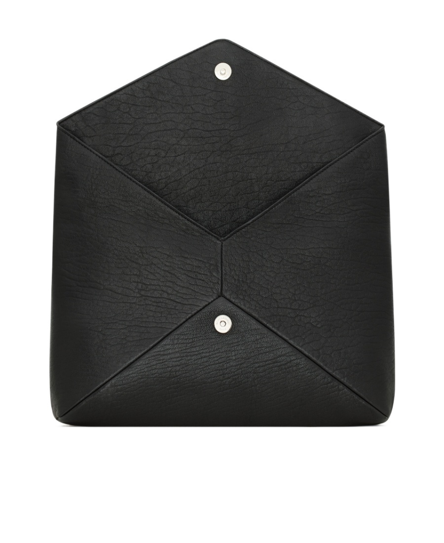 Saint Laurent Large Envelope Pouch In Black