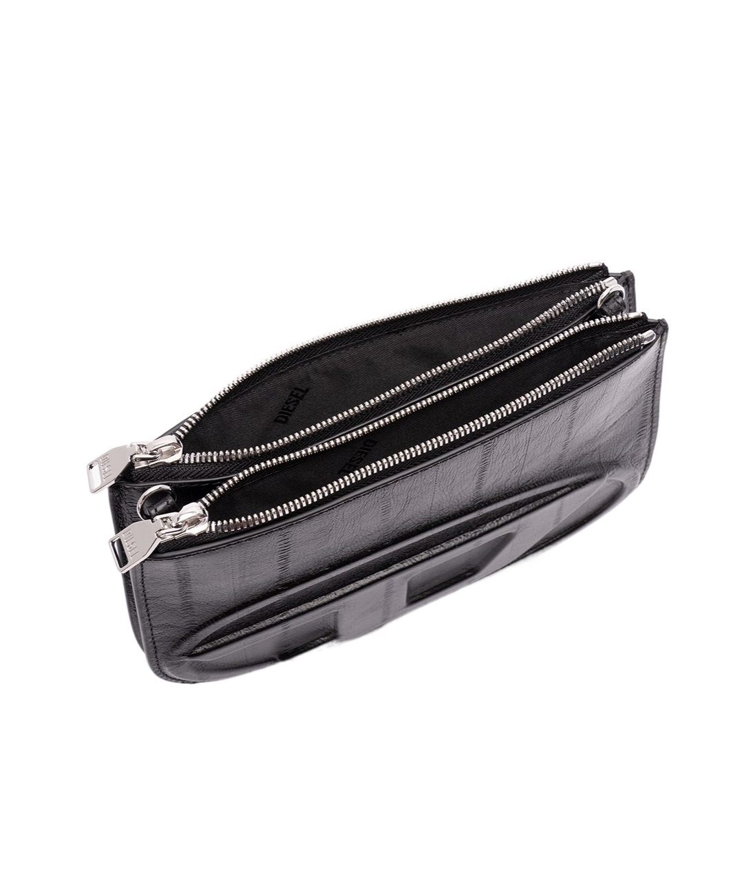 Shop Diesel 1dr Twin Shoulder Bag In Black