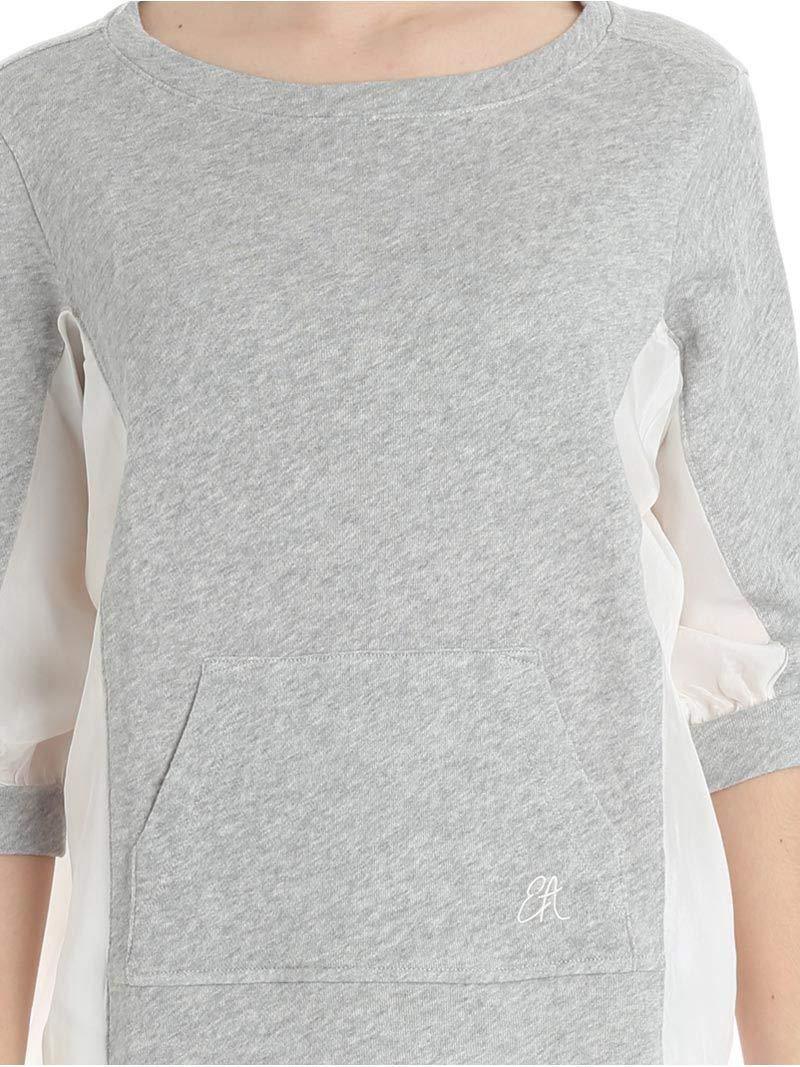 EMPORIO ARMANI ROUND-NECKED LOGO SWEATER