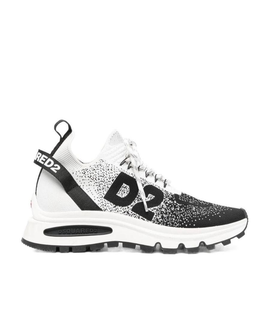 Dsquared2 Knitted-upper Low-top Sneakers In White