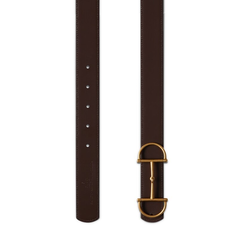 Gucci Men Black Reversible Belt With Horsebit On The Front In Leather Man In Black